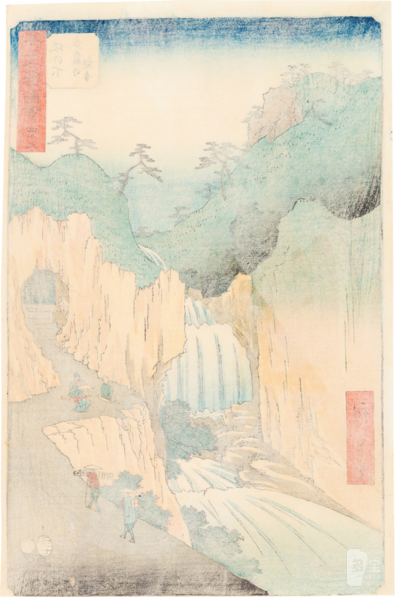Utagawa Hiroshige (1797-1858) | The complete set of Famous Sights of the Fifty-three Stations (Gojusan tsugi meisho zue), also known as the Vertical Tokaido | Edo period, 19th century - 图104